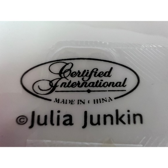 Julia Junkin Ceramic Wine Bottle Holder Cooler Vase May Abundance Fill Your Life - Picture 3 of 6